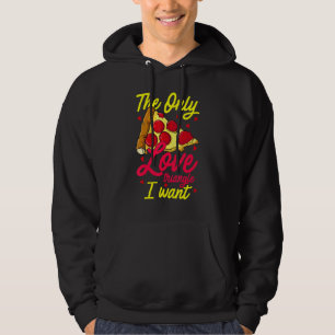 Sudadera Pizza El único triángulo de comida que quiero Mem