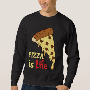 Sudadera Pizza Es La Vida De La Salsa De Tomate Hawaiana Pi