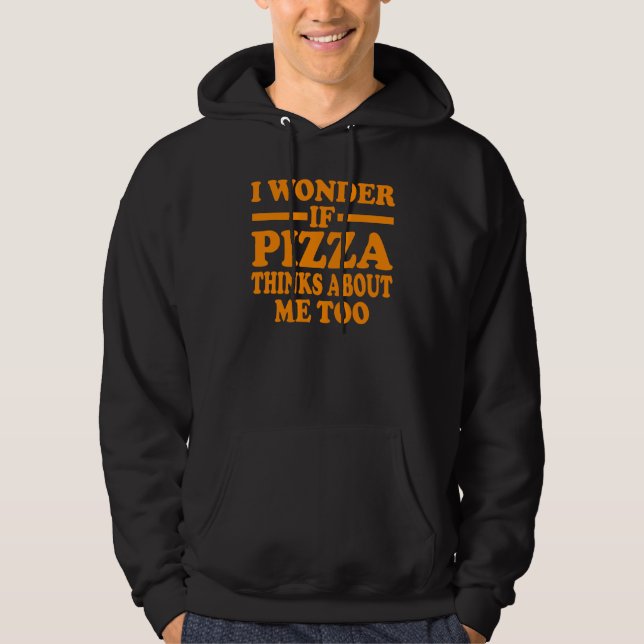 Sudadera Pizza Graciosa Para Hombres Mujeres Niños Comida R (Anverso)