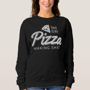 Sudadera Pizza haciendo pizza