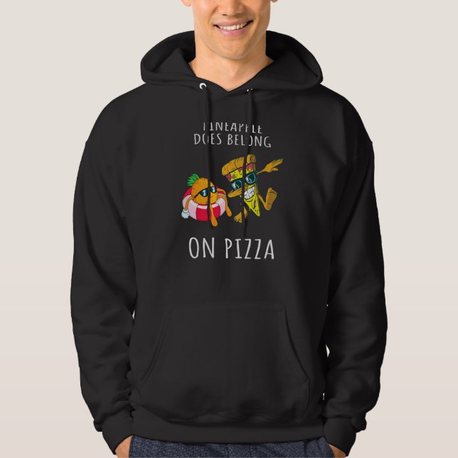 Sudadera Pizza Hawaii Piña Pizza Comida (Anverso)