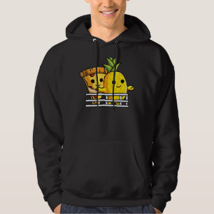 Sudadera Pizza Hawaii Piña Y Pizza En Barco En Vela