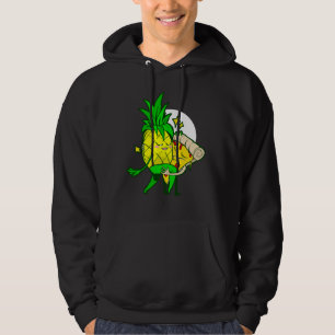 Sudadera pizza kawaii con piña de amor divertido