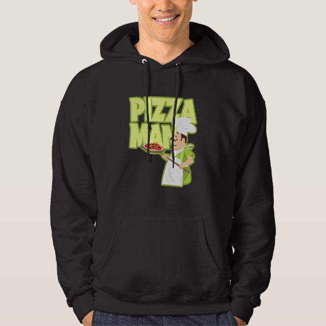 Sudadera Pizza Man Comida Italiana Pizza Comida Pizza 1 (Anverso)