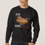 Sudadera Pizza Mathematics Fórmula Fisica Ciencia Foodie<br><div class="desc">Gracioso Mathematician Fast Food Lover Regalo. Pizza Mathematics Fórmula Fisica Ciencia Foodie.</div>