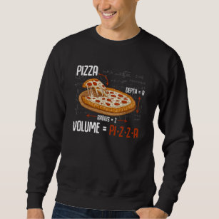 Sudadera Pizza Mathematics Fórmula Fisica Ciencia Foodie
