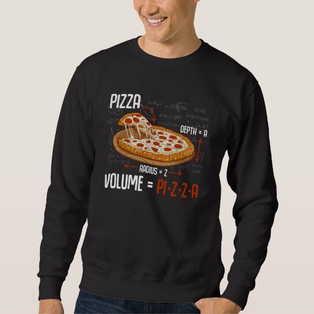Sudadera Pizza Mathematics Fórmula Fisica Ciencia Foodie (Anverso)