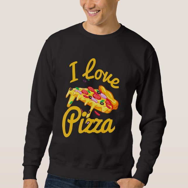 Sudadera Pizza Mozarella Sauce Italiano 4 (Anverso)
