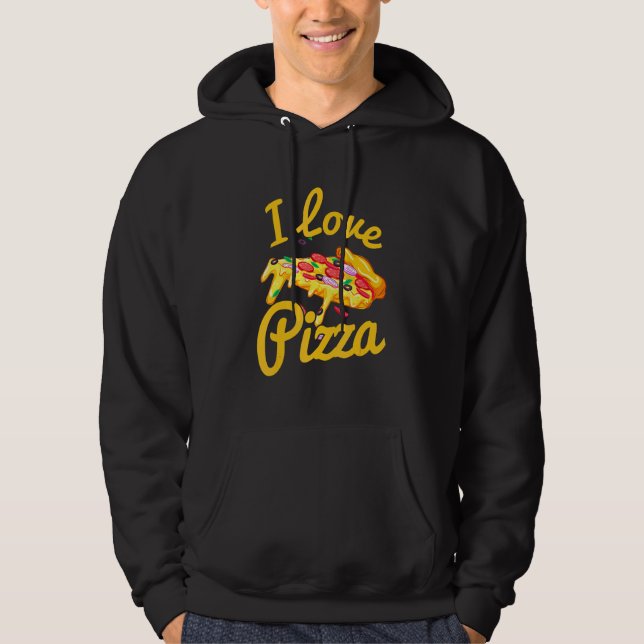 Sudadera Pizza Mozarella Sauce Italiano 4 (Anverso)