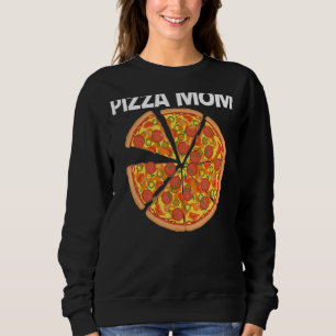 Sudadera Pizza Para Mamá Madre Pizza Italiana Slice Aliment
