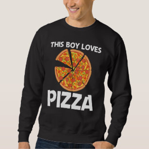 Sudadera Pizza Para Niños Comida Italiana Pizza Slice