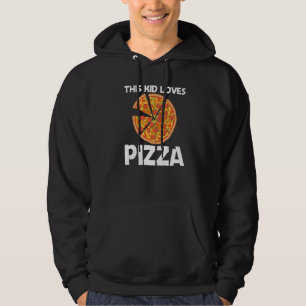 Sudadera Pizza Para Niños Muchachos Rebanada De Pizza Itali