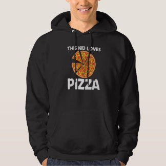 Sudadera Pizza Para Niños Muchachos Rebanada De Pizza Itali