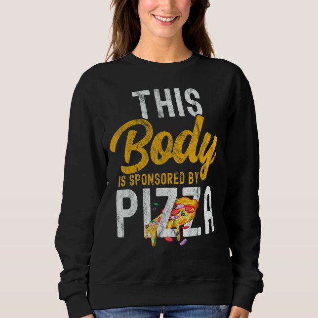 Sudadera Pizza Pizzeria Italiana Comida Dough Pasta (Anverso)