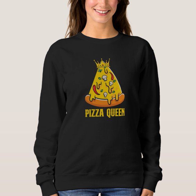 Sudadera Pizza Queen (Anverso)
