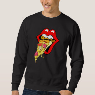 Sudadera Pizza Red Lips Fast Food