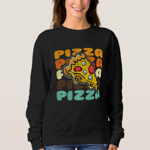 Sudadera Pizza Retro Vintage