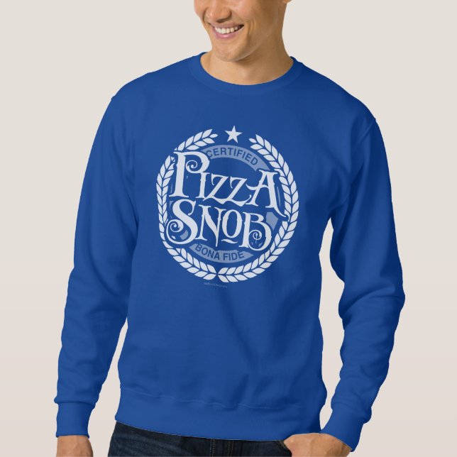 Sudadera Pizza Snob - divertido amante de la pizza (Anverso)