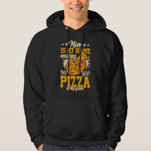 Sudadera Pizza vestuario de pizza para adultos mamá