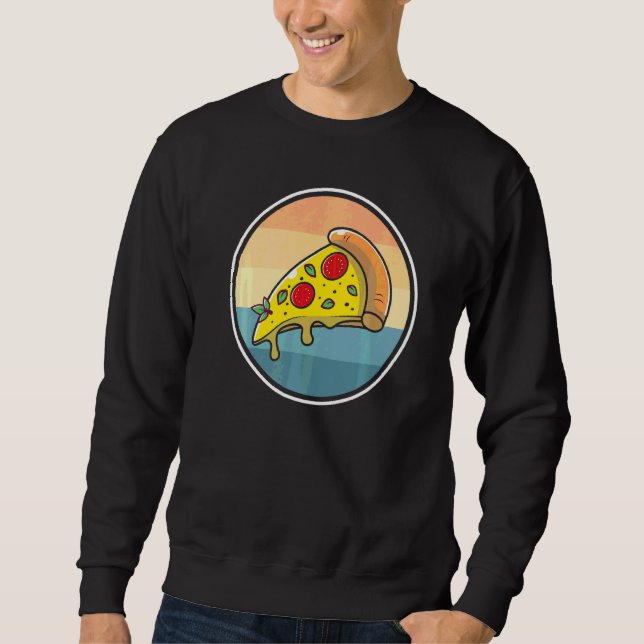 Sudadera Pizza Vintage Topic Pizza (Anverso)