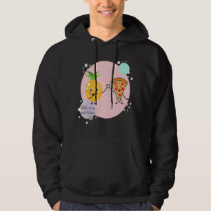 Sudadera Pizza y piña Nadie necesita conocer Hawaii F