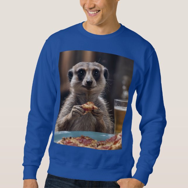 Sudadera "Pizza y pinturas: Una escapada perfecta para toma (Anverso)