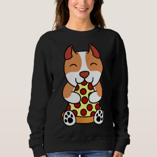 Sudadera Pizza Y Pitbull Divertido Perro Pitbull