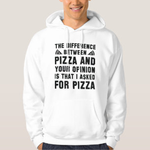 Sudadera Pizza Y Tu Opinión
