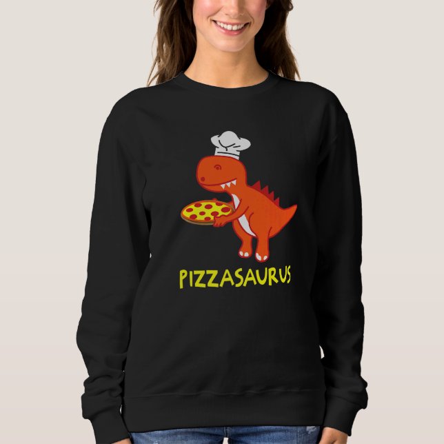 Sudadera Pizzasaurus T Rex Dinosaur Pepperoni Pizza Hallowe (Anverso)