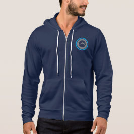 Sudadera PJK Bella Zip Hoodie / Unisex / logotipo delfín az
