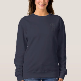 Sudadera PJK Women's Navy Sweatshirt / kanji & logo