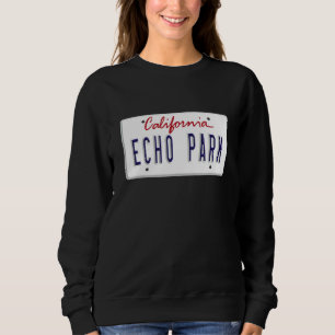 Sudadera Placa de Matrícula de Echo Park Los Ángeles LA Cal
