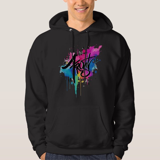 Sudadera Placa de pintura helada (Anverso)