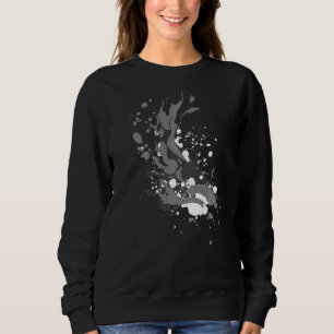 Sudadera Placa De Tinta Con Spray De Espoleta De Pintura