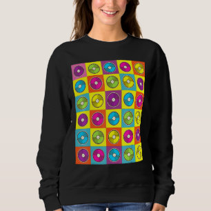 Sudadera Placas de vinilo retro