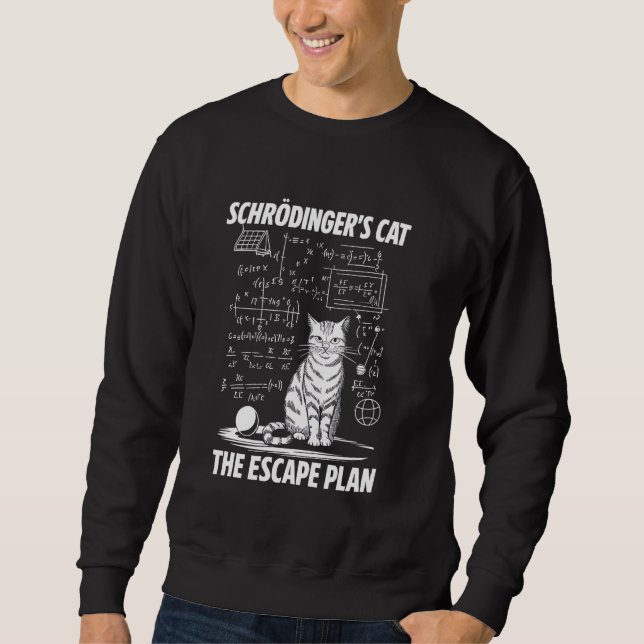 Sudadera Plan de escape de gatos de Schrödinger para divert (Anverso)