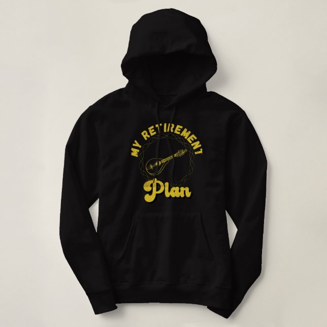 Sudadera Plan de Jubilación de Camisas Mandolin Lover Playe (Diseño del anverso)