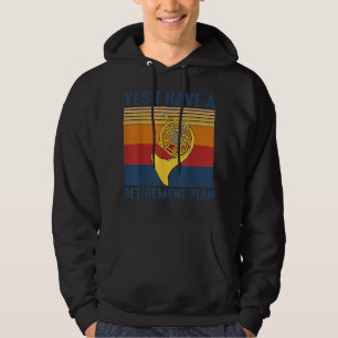 Sudadera Plan de Jubilación Francés Horn Music Funny Retira
