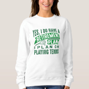 Sudadera Plan de Jubilación Tenis