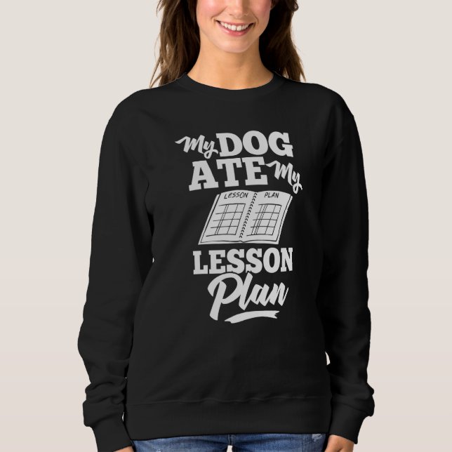 Sudadera Plan de Lección para Maestro Planificador de Prees (Anverso)