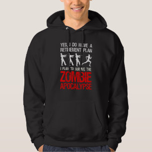 Sudadera Planeo Sobrevivir Al Zombie Apocalipsis Runner