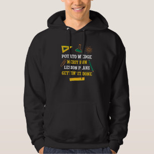 Sudadera Planes de Lección de Moño Desordenado de Cuña de P