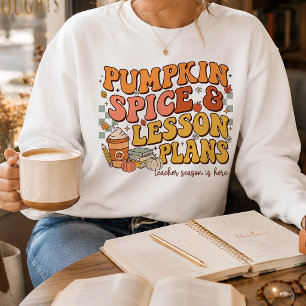 Sudadera Planes de Lecciones de Otoño de Maestra con Especi
