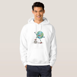 Sudadera Planet Earth playing soccer