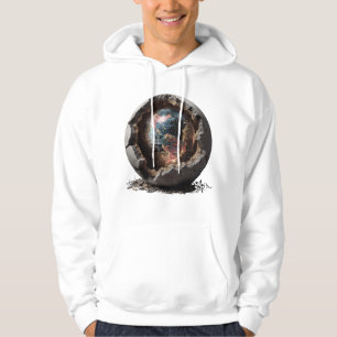 Sudadera Planeta Disco Core - La Tierra se rompe en modo Fi