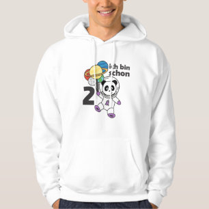 Sudadera Planeta espacial Panda De Dos Años De Edad