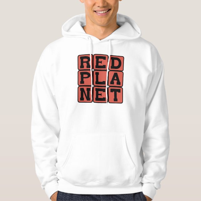 Sudadera Planeta Rojo, Marte (Anverso)