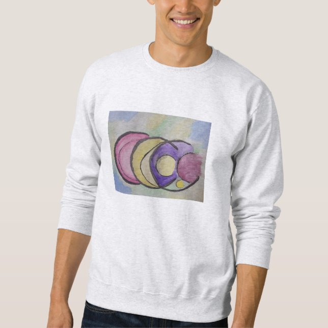 Sudadera Planetas Abstract Art Sweatshirt (Anverso)
