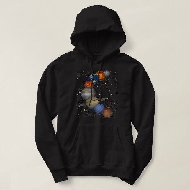 Sudadera Planetas de galaxia Universo Astronomía del Sol Es (Diseño del anverso)