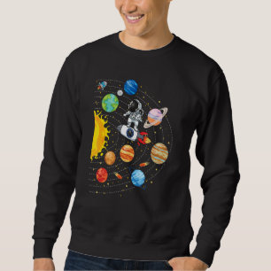 Sudadera Planetas del Sistema Solar Ciencia Espacio Astrona
